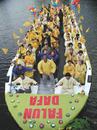 Published on 6/16/2001 On June 14, 2001, while the European Council was holding a meeting in Gothenburg, Sweden, more than 600 Falun Dafa practitioners from 23 different countries came to Sweden to participate in Fa promotion activities.Practitioners were promoting Dafa around the city in a tour boat.