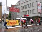 Published on 5/11/2005 Germany: Promoting Falun Gong and Exposing the Persecution in Augsburg (Photos)