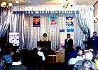 Published on 1/25/2001 On January 23, 2001, the first Falun Dafa Experience Sharing Conference of Kiev City, Ukraina was held at the Qigong Culture Center of Kiev. Over 80 people attended the conference. 