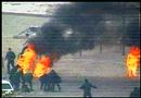 Published on 2/5/2001 Three burning figures at Tiananmen Square mark the beginning of the "Self Immolation" hoax.
