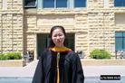 Published on 6/18/2004 Falun Gong practitioner Dr. Li Qing, a student at Stanford University denied passport extension by the Chinese Embassy, 2004.
