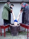 Published on 10/1/2004 Four prisoners stripped the practitioner and carried him to the bathroom, where they held him upside down and lowered him headfirst into water for several minutes in order to make him accept brainwashing.