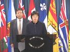 Practitioners Held a Press Conference at Parliament to Expose the Crimes That Ding Guangen Committed In Persecuting Falun Gong Practitioners May 13, 2002