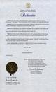 新泽西州州长宣布2001年5月13日为新泽西州“法轮大法日”2001-05-13