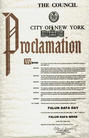 纽约市议会宣布纽约市“法轮大法日”以及“法轮大法周”2002-05-11