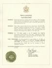Published on 5/27/2003 Mayor of the City of Victoria proclaims May 13-19, 2001 as Falun Dafa Week in the City of Victoria, British Columbia, Canada, and encourages all residents of Victoria to join in understanding better Falun Dafa and the principles of "Truth-Compassion-Tolerance."  May 2001 