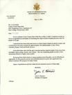 Published on 5/15/2003 US Member of Congress congratulates Falun Dafa Day in Centre County, Pennsylvania, and thanks for instituting this improvement of health and stress relief for people of all ages. [May 13, 2003]