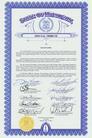 Published on 5/17/2003 Ten Michigan State Representatives jointly presented a special tribute to commend Falun Gong practitioners throughout Michigan and the rest of the world for their work. [May 10, 2003]
