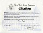 Published on 5/19/2005 New York State Assembly Member Recognizes Falun Dafa as Outstanding [May 15, 2005]