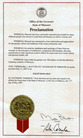 Governor of the State of Missouri Proclaims May 13, 2007 As Falun Dafa Day