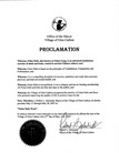 Published on 5/24/2007 Illinois: Mayor Robert Jackstadt Proclaims May 21 through May 28, 2007 as Falun Dafa Week in the Village of Glen Carbon