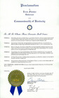 Published on 5/26/2007 Governor Ernie Fletcher of the Commonwealth of Kentucky Proclaims May 13, 2007 as Falun Dafa Week in Kentucky