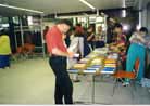 Published on 5/13/2000 Swiss practitioner introduce Falun Dafa to the public at Geneva International Book Exhibit.