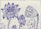 Published on 3/18/2002 Paintings by Practitioners in Forced Labor Camp: Lotus, Plum Flower and Bamboo
