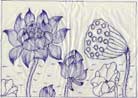 Published on 3/18/2002 Paintings by Practitioners in Forced Labor Camp: Lotus, Plum Flower and Bamboo
