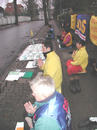 Published on 1/15/2002 丹麦大法弟子在中使馆前进行第二天请愿活动(图)