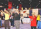 Published on 1/17/2001 Demonstrating Falun Gong at Houston Health Expo

