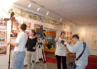 Published on 3/2/2002 Israeli TV Station Covers "Journey of Falun Dafa" Photo Exhibition 