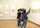 Published on 12/13/2001 Japanese People Gradually Come to Know the Truth of Dafa -- Zhang Cuiying Art Exhibition in Japan
