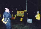 Published on 12/12/2001 Sweden Practitioners Spread Dafa During UN Human Rights Day and Nobel Prize Ceremony

