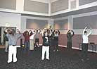 Published on 10/20/2000 On February 11, Orlando practitioners gave an introduction to Falun Gong and talked about the persecution in China to the church members at a church in Eustis City.
