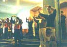 Published on 10/12/2001 Falun Gong was very well received in a high school students party. 
