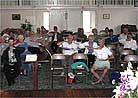 Published on 2/16/2001 On February 11, Orlando practitioners gave an introduction to Falun Gong and talked about the persecution in China to the church members at a church in Eustis City.