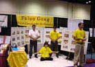 Published on 10/5/2001 Falun Gong interests people at Southern Women’s Show in Orlando.