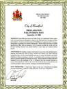 Published on 9/25/2000 加拿大Brantford市宣布9月15日为该市“法轮大法日”
