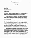 Published on 9/1/2000 原件：80余名美国众议员致克林顿总统的联名信

