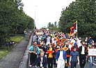 Published on 6/17/2002 While Jiang Raises an Uproar in Iceland, Falun Gong Is Warmly Welcomed