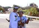 Published on 10/2/2001 SOS! Global RescueWalk from Los Angeles to San Francisco -- Passing Arroyo Grande



