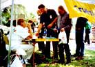 Published on 10/21/2000 Falun Gong practitioners were invited to attend the annual "Health Day" at NASA 
