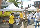 Published on 10/14/2000 Stories of spreading Dafa at the Columbus Fair in Rhode Island

