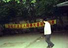 Published on 4/26/2002 Dafa Banners in Hebei Province, China on April 25, 2002 