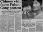 Published on 10/31/2003 塞浦路斯邮报：法轮功人权活动家起诉来访的中国官员

