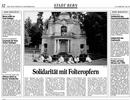 Published on 9/19/2001 瑞士联邦报社：和受迫害者团结一致
