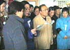 Published on 12/16/2000  At 2:30PM, the funeral for Falun Dafa practitioner Zhao Xin, a 32-year-old female teacher of Beijing University of Business and Industry, was held in the 3rd condolence room at the Babaoshan Cemetery in Beijing.

