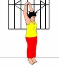 Published on 7/11/2004 Chongqing City Maojiashan Female Forced Labor Camp Hangs Up Dafa Practitioners by their Handcuffs for Extended Periods. Camp guards handcuffed a practitioner and hung her from an office window metal railing. Her whole body was suspended in the air with only her big toes touching the ground. They also deprived her of sleep around the clock for 30 days.