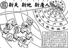 Published on 5/24/2007 漫画：天灭中共；退党保命；全国人民看新唐人电视
