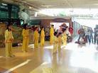 Published on 11/27/2002 Washington DC Minghui School students demonstrate the Falun Gong exercises at Chinese Festival sponsored by Richmond Children&rsquo;s Museum, 2002.