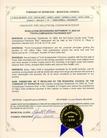 Published on 9/19/2002 "Truthfulness, Compassion, and Tolerance Day" Proclaimed in Irvington, New Jersey