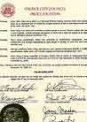 Published on 3/8/2001 Proclamation of Falun Dafa Days, November 8 - December 31, City of Omaha, Nebraska 
