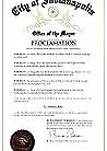 Published on 3/8/2001 Proclamation to Mr. Li Hongzhi, City of Indianapolis, Indiana
