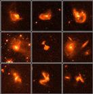 Published on 6/24/2002 新宇宙正在形成：哈勃拍摄到多个星系碰撞合并