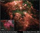 Published on 6/2/2005 史匹哲望远镜探测到空前众多的新星诞生（图）
