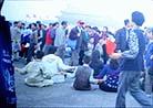 Published on 11/27/2000 Peaceful Meditators in Tiananmen Square on October 2, 2000
