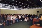 法轮功学员参加西班牙全国健康博览会期间，每天 一场1个半小时的法轮大法专场介绍会，每次都有一两百人参加   西班牙  2002