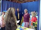 Promote Falun Dafa at Germany Friedeburg Natural Therapy Expo