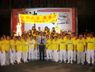 Published on 11/8/2006 Taiwan: Promoting Falun Dafa at the Kaohsiung Gangshan Culture Festival (Photos)